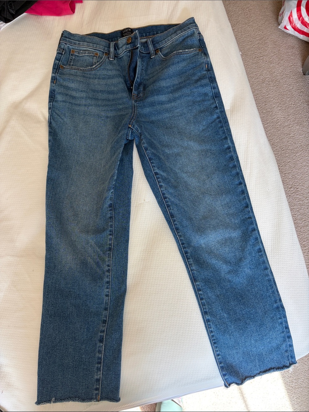 Women’s J. Crew Essential Straight- Blue Jeans